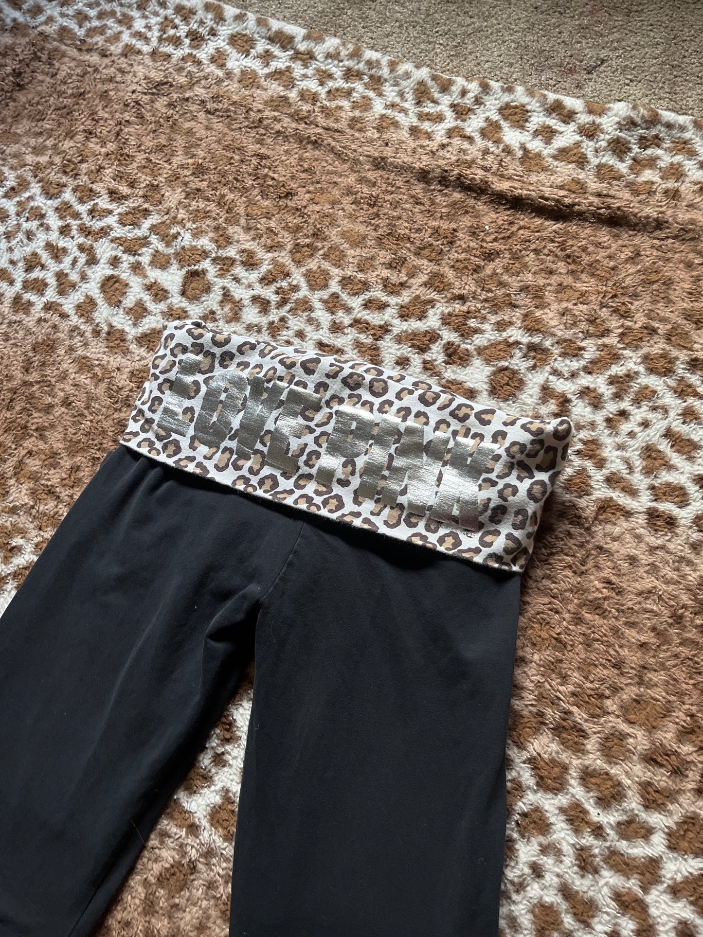Vintage Victoria’s Secret leopard print with silver