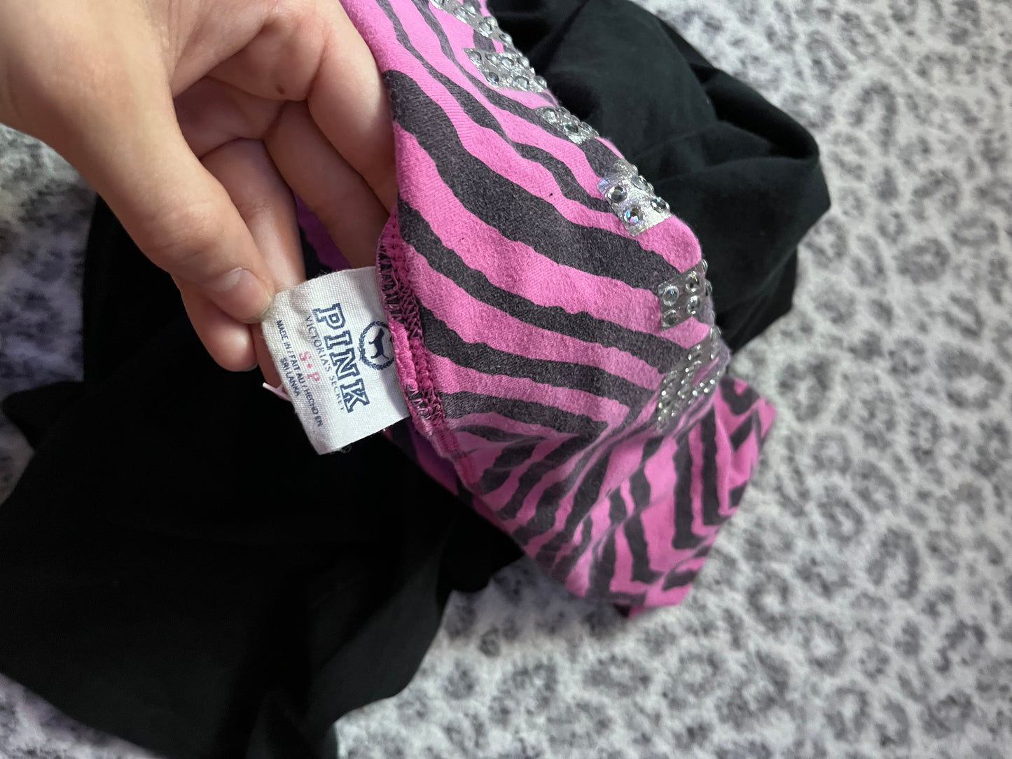 Vintage Victoria Secret PINK foldover leggings small