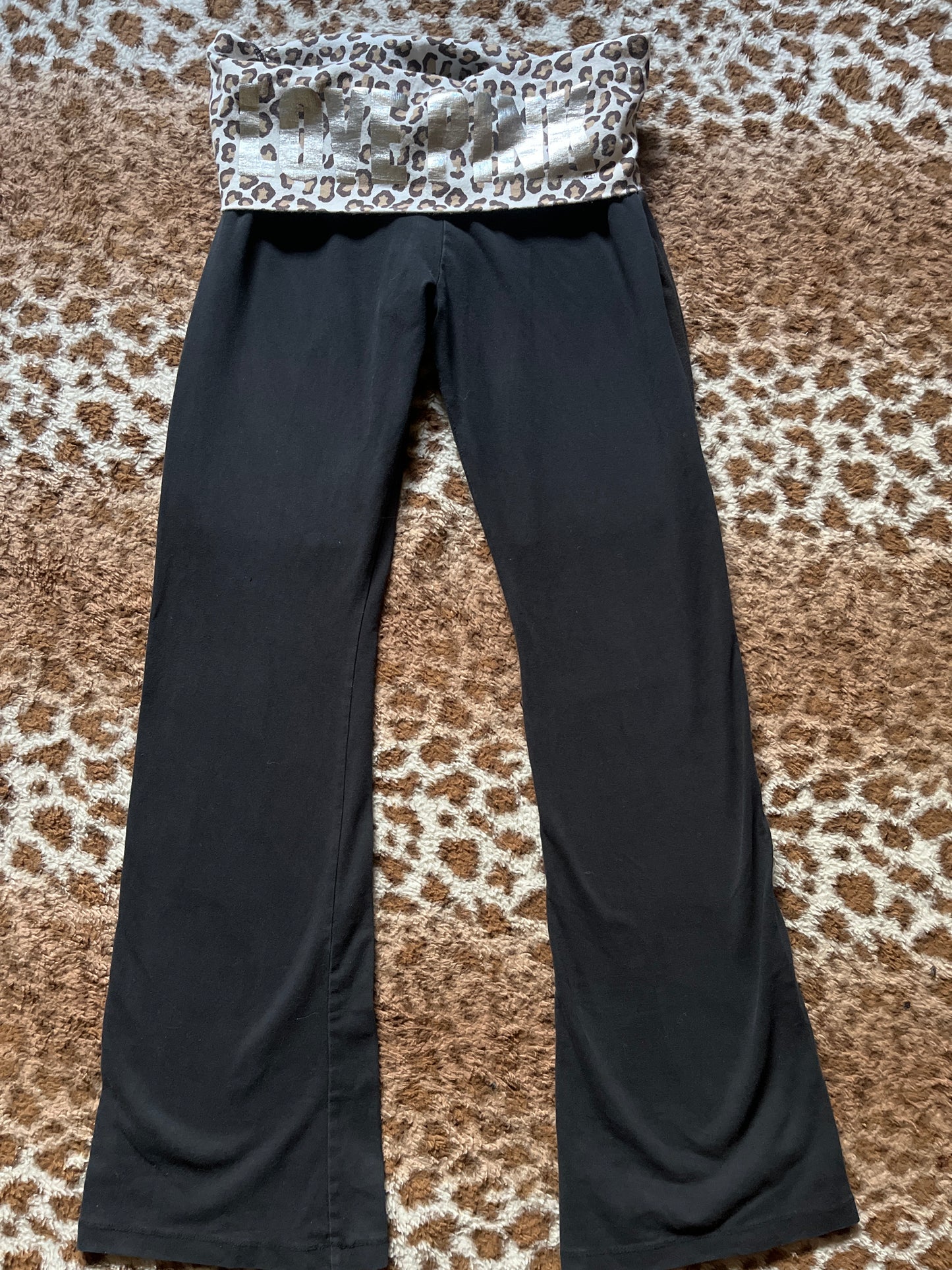 Vintage Victoria’s Secret leopard print with silver